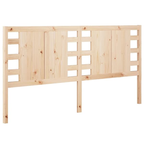 sengegærde 141x4x100 cm massivt fyrretræ