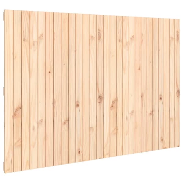 sengegavl 166x3x110 cm massivt fyrretræ