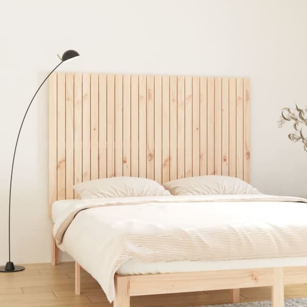 sengegavl 166x3x110 cm massivt fyrretræ