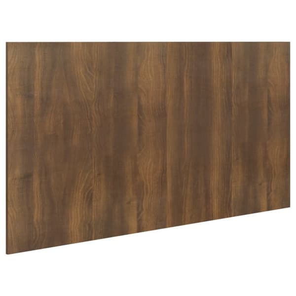 sengegærde 160x1,5x80 cm konstrueret træ brun egetræsfarve