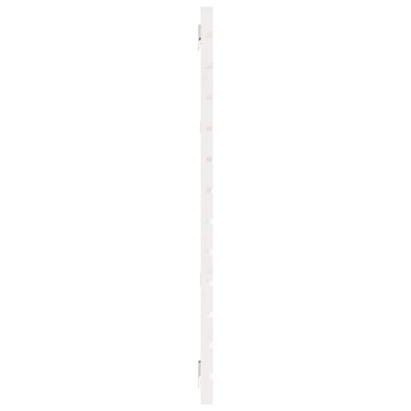 sengegavl 206x3x91,5 cm massivt fyrretræ hvid