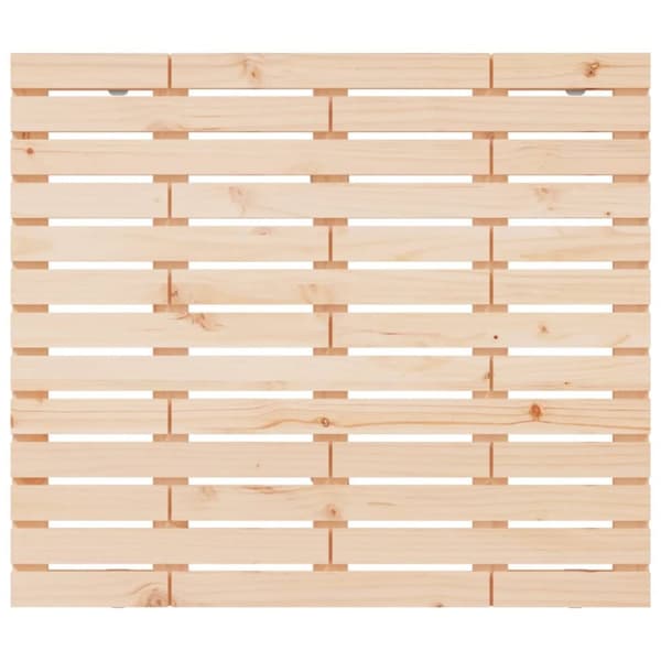 sengegavl 146x3x91,5 cm massivt fyrretræ