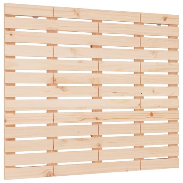 sengegavl 146x3x91,5 cm massivt fyrretræ