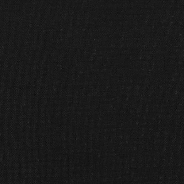 sengegavl med kanter 183x16x118/128 cm stof sort