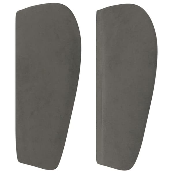 korvatuki, tummanharmaa, 103x23x78/88 cm, samettia