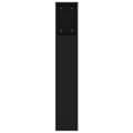 Miniatyrbillede 4 af 7: sengegavl med opbevaring 140x18,5x104,5 cm sort