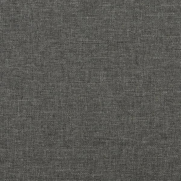 Sängyn päädyt, 2 kpl, tummanharmaa, 100x5x78/88 cm, kangas