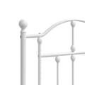 Miniatyrbillede 5 af 6: sengegavl 200 cm metal hvid