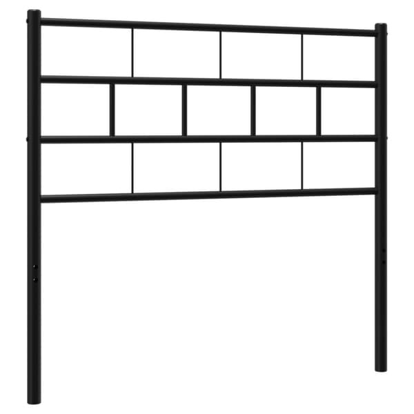 sengegavl 100 cm metal sort