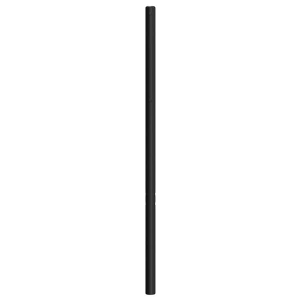 sengegavl 180 cm metal sort