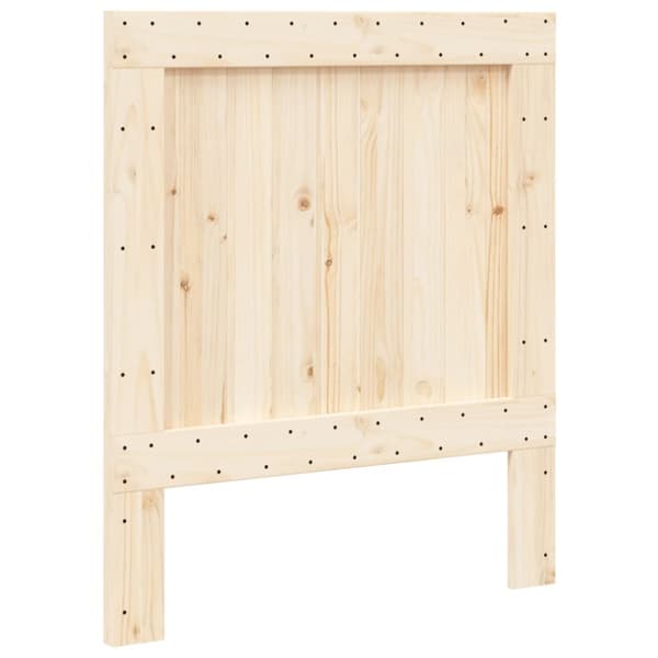 sengegavl 80x104 cm massivt fyrretræ