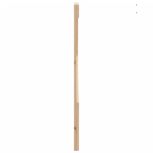 sengegavl 90x104 cm massivt fyrretræ
