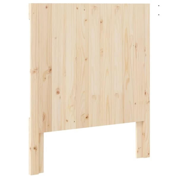 sengegavl 90x104 cm massivt fyrretræ