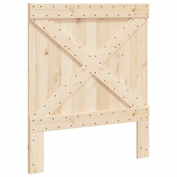 sengegavl 90x104 cm massivt fyrretræ
