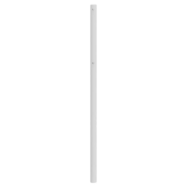sengegavl 180 cm metal hvid