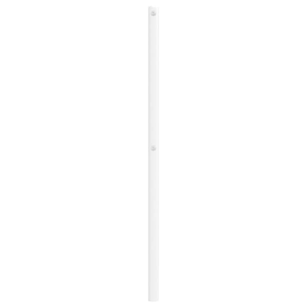 sengegavl 100 cm metal hvid