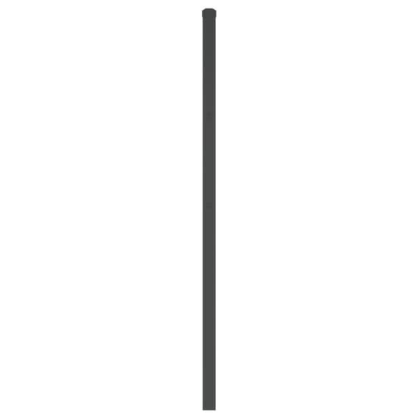 sengegavl 160 cm metal sort