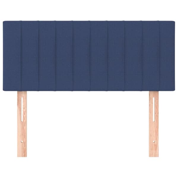 sengegavl 80x5x78/88 cm stof blå