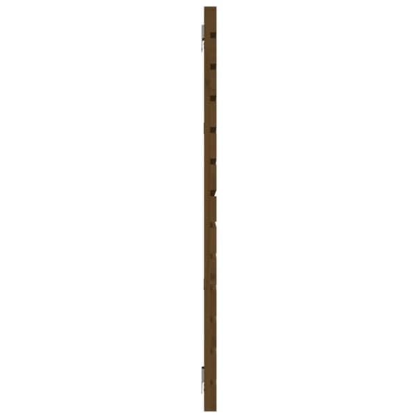 sengegavl 166x3x91,5 cm massivt fyrretræ gyldenbrun