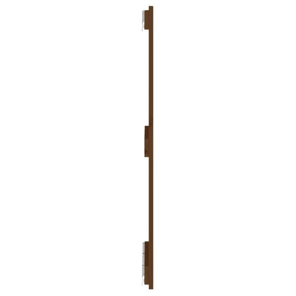 sengegavl 140x3x90 cm massivt fyrretræ gyldenbrun
