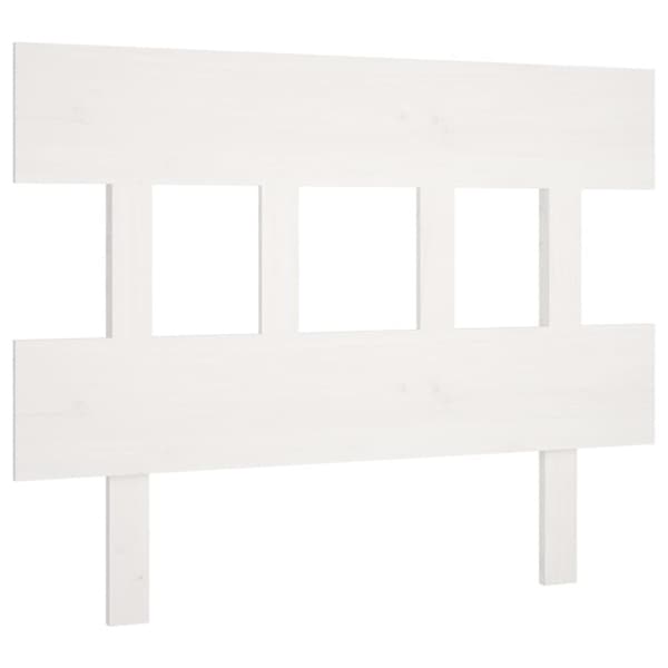 sengegærde 103,5x3x81 cm massivt fyrretræ hvid