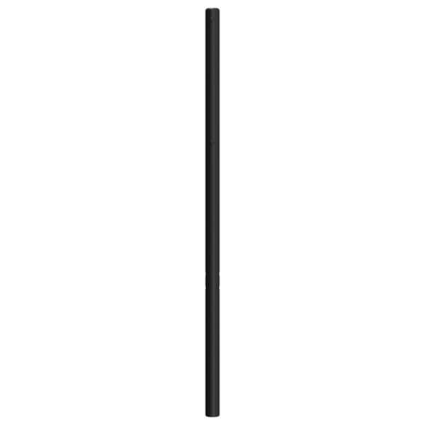 sengegavl 75 cm metal sort