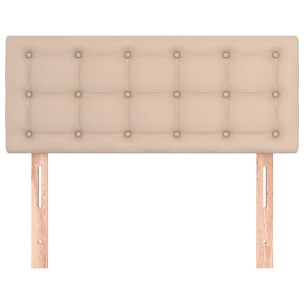 Sänggavel cappuccino 80x5x78/88 cm konstläder