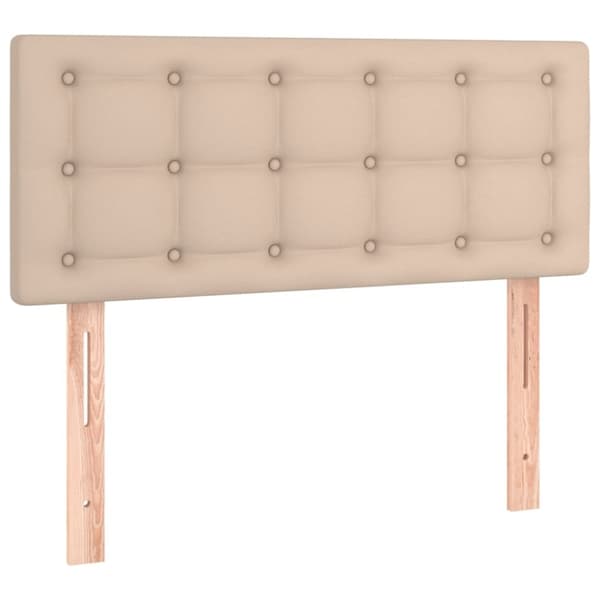 Sänggavel cappuccino 80x5x78/88 cm konstläder
