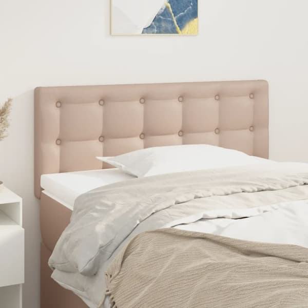 Sänggavel cappuccino 80x5x78/88 cm konstläder