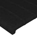 Miniatyrbillede 5 af 9: sengegavl med kanter 147x16x118/128 cm stof sort