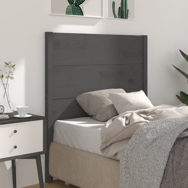 sengegærde 81x4x100 cm massivt fyrretræ