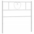 Pikkukuva 3 / 7: Metallinen sängynpääty valkoinen 75 cm