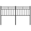 Pikkukuva 3 / 6: Metallinen sängynpääty musta 140 cm