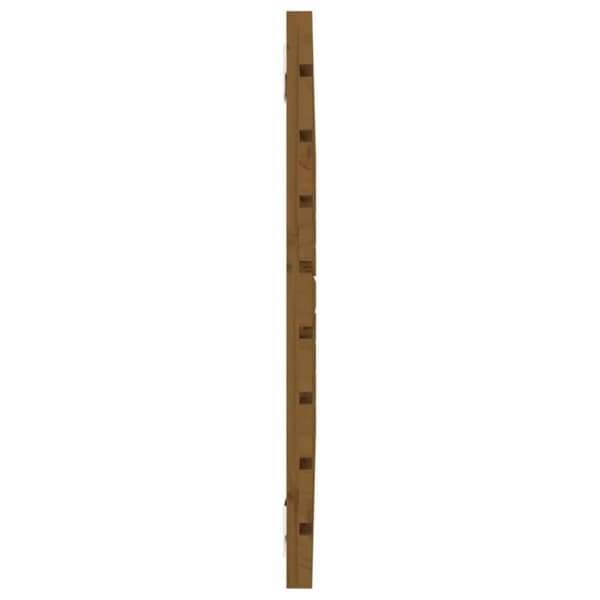 sengegavl 106x3x63 cm massivt fyrretræ gyldenbrun