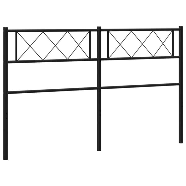 Huvudgavel metall svart 150 cm