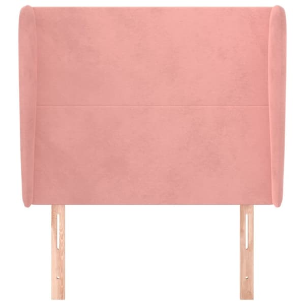 Korvatuki, pinkki, 103x23x118/128 cm, sametti