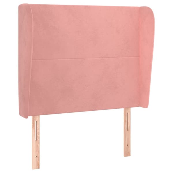 Korvatuki, pinkki, 103x23x118/128 cm, sametti