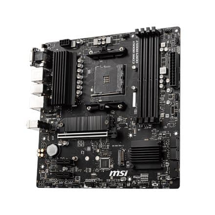 MSI B550M PRO-VDH,m-ATX,Socket AM4,AMD B550 Chipset,4 DIMMs,Dual Channel DDR4 up to 4400+(OC)MHz,1x PCIe 4.0/3.0 x16 slot,2x M.2 slots,4x USB 3.2 Gen