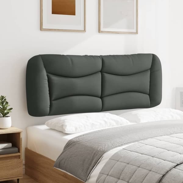 vidaXL gavlpude 120 cm stof mørkegrå