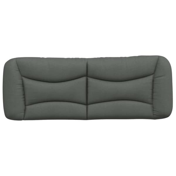 vidaXL gavlpude 120 cm stof mørkegrå