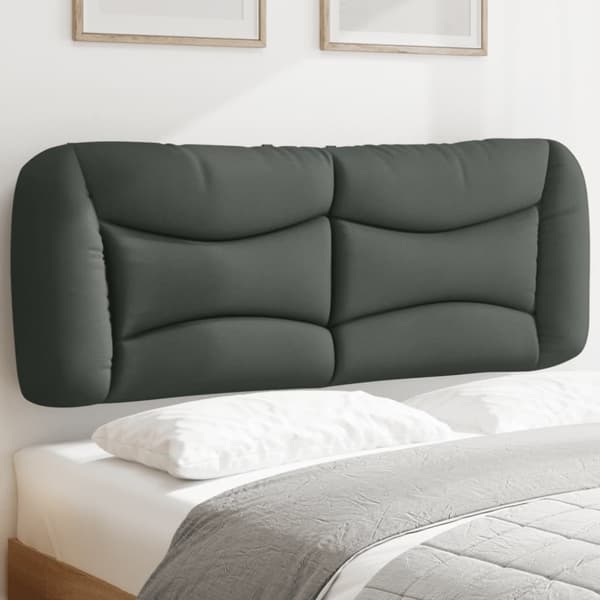 vidaXL gavlpude 120 cm stof mørkegrå
