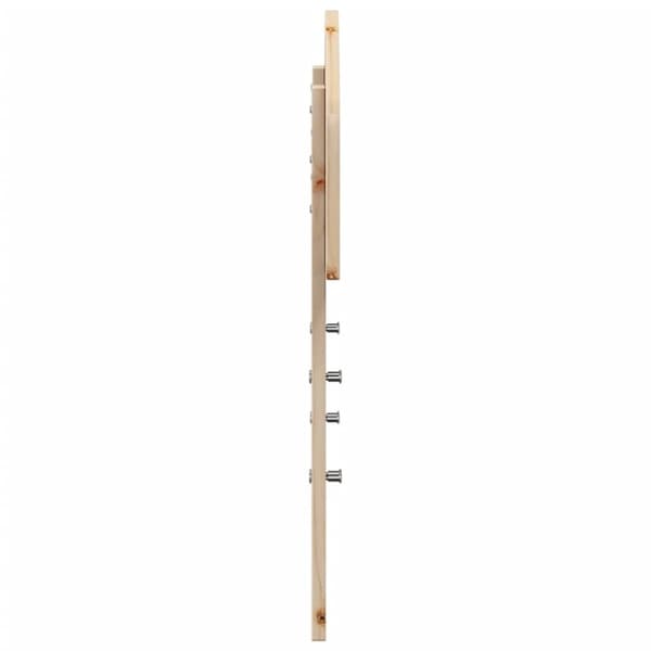 vidaXL Sängynpääty 90 cm täysi mänty
