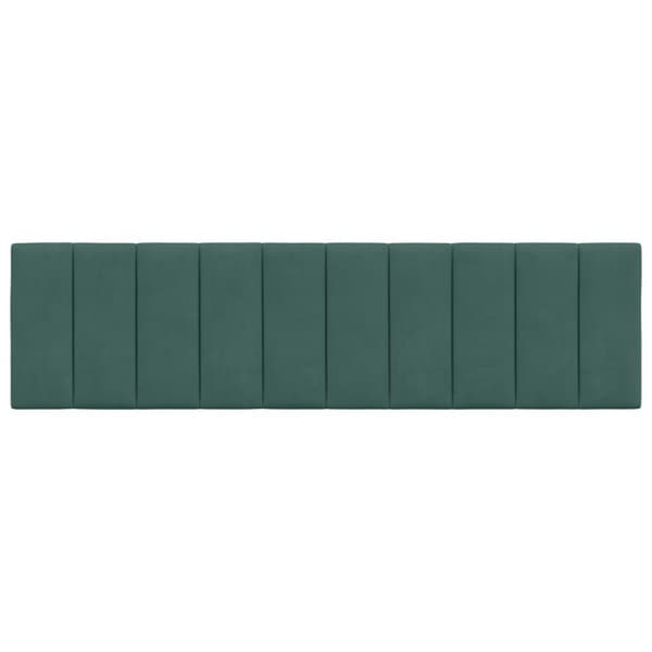 vidaXL gavlpude 180 cm velour mørkegrøn