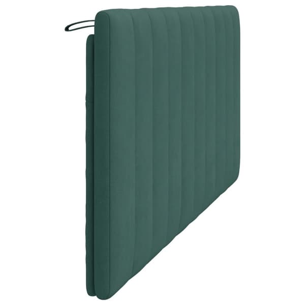 vidaXL gavlpude 180 cm velour mørkegrøn