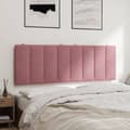 Miniatyrbillede 4 af 10: vidaXL gavlpude 120 cm velour pink