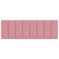 Miniatyrbillede 5 af 10: vidaXL gavlpude 120 cm velour pink