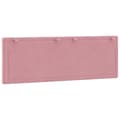 Miniatyrbillede 7 af 10: vidaXL gavlpude 120 cm velour pink