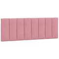 Miniatyrbillede 2 af 10: vidaXL gavlpude 120 cm velour pink