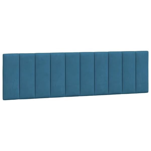 vidaXL gavlpude 180 cm velour blå