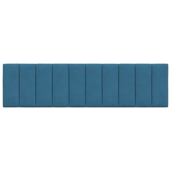 vidaXL gavlpude 180 cm velour blå